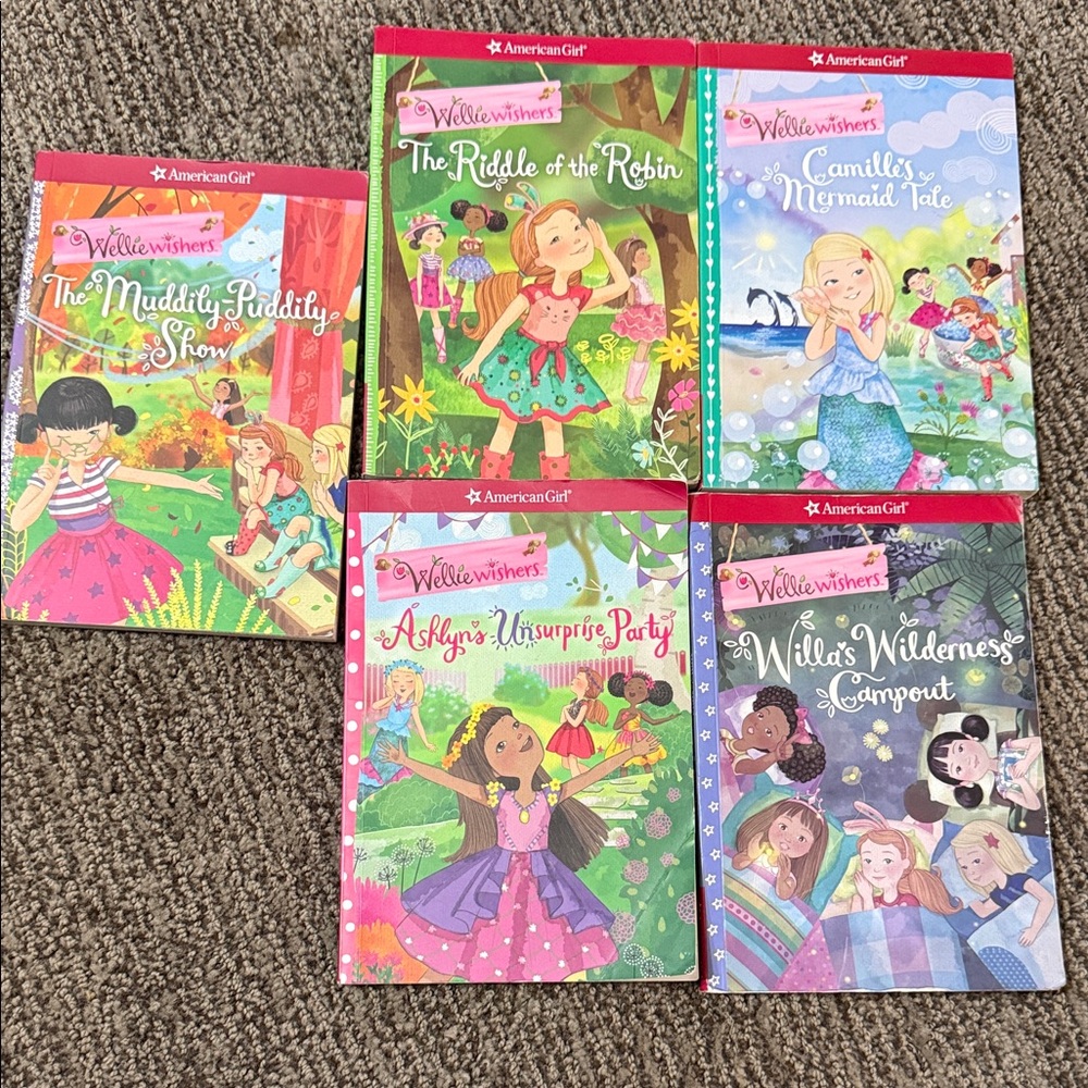 American Girl WellieWishers Kids Book Set – Colorful Multi-Book Collection